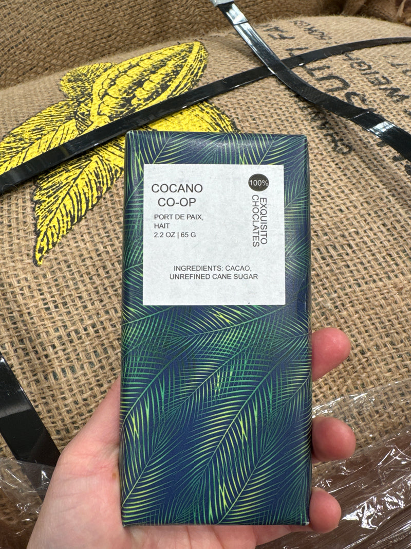 100% COCANO CO-OP, Haiti Dark Chocolate Bar